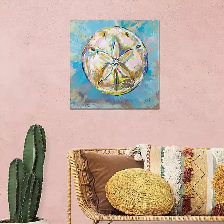 Canvas Art-Kirklands Home Rainbow Sand Dollar Canvas Art Print