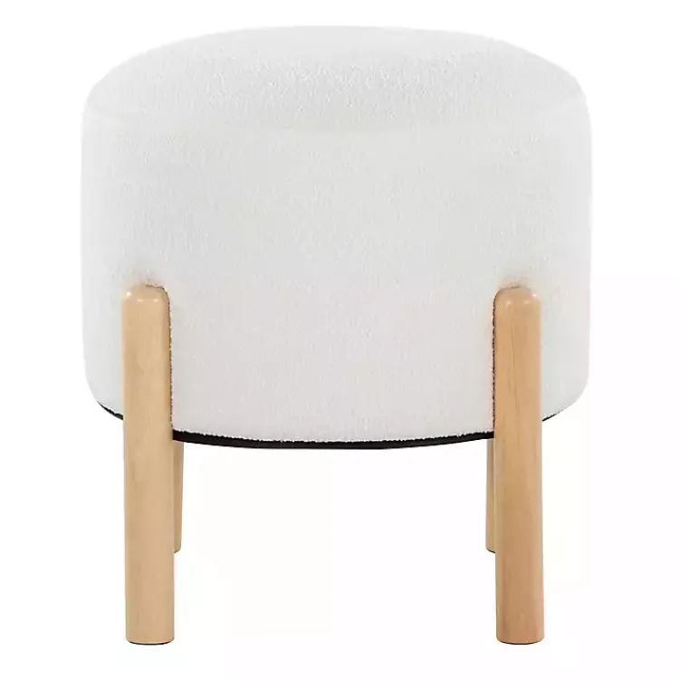 Benches & Ottomans-Kirklands Home Michelle Ottoman White