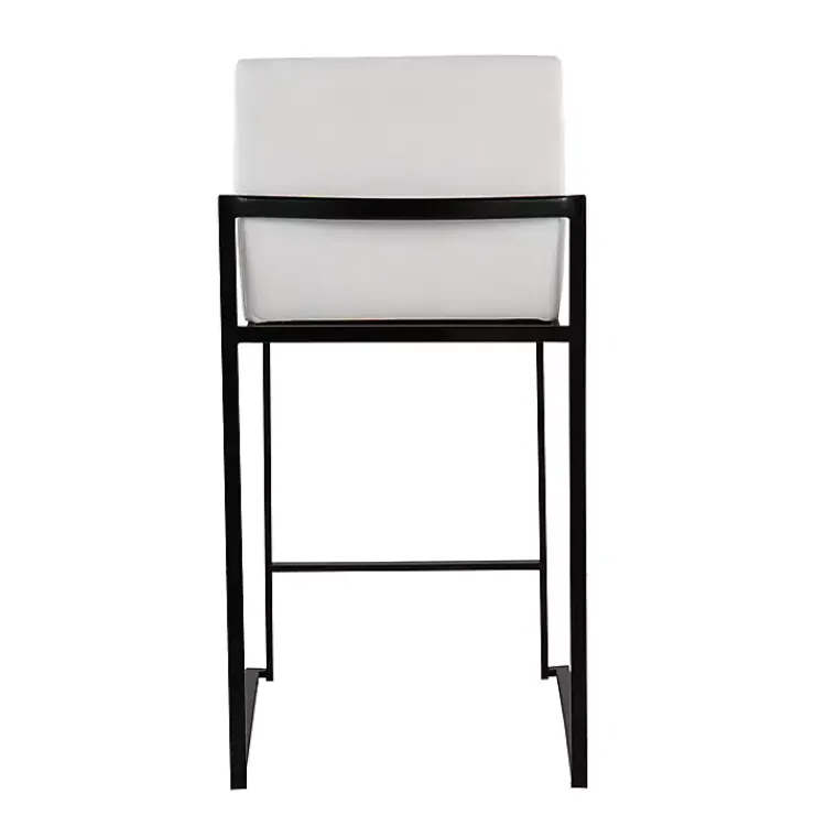 Bar Stools & Counter Height Stools-Kirklands Home Fiji Velvet Counter Stools, Set of 3 White