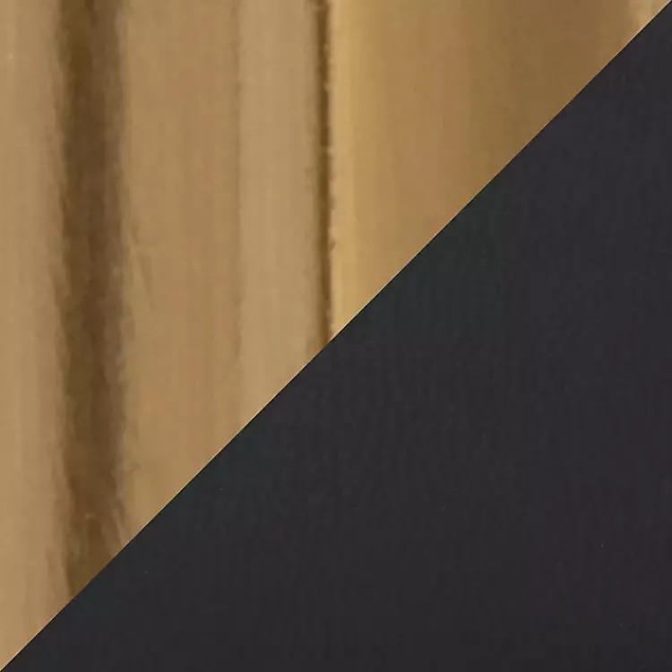 Bar Stools & Counter Height Stools-Kirklands Home Remy & Gold Swivel Bar Stools, Set of 2 Black