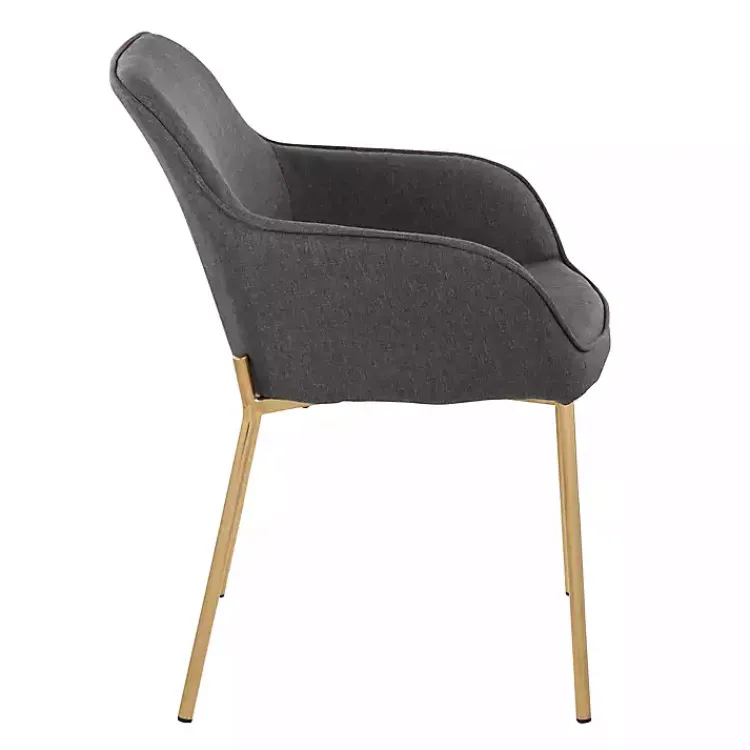 Dining Chairs-Kirklands Home Upholstered Daniella Dining Chairs, Set of 2 Gray