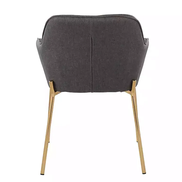 Dining Chairs-Kirklands Home Upholstered Daniella Dining Chairs, Set of 2 Gray