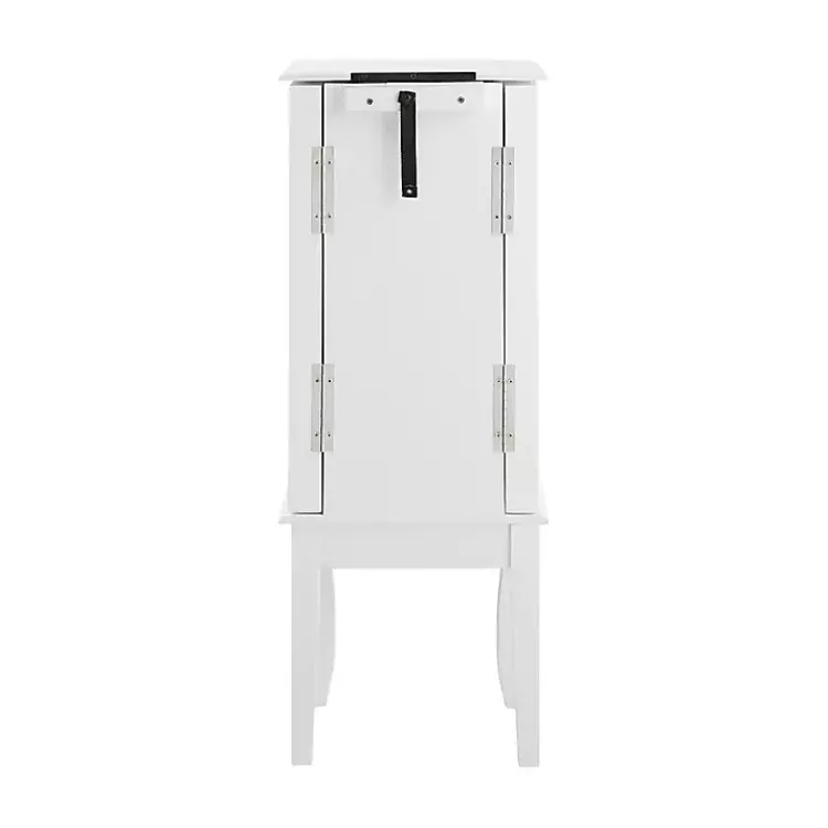 Dressers & Chests-Kirklands Home Wood 4-Drawer Elena Jewelry Armoire White