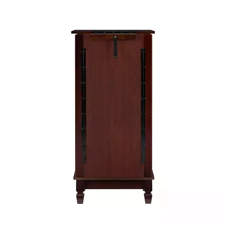 Dressers & Chests-Kirklands Home Merlot Wood 7-Drawer Joslyn Jewelry Armoire Brown