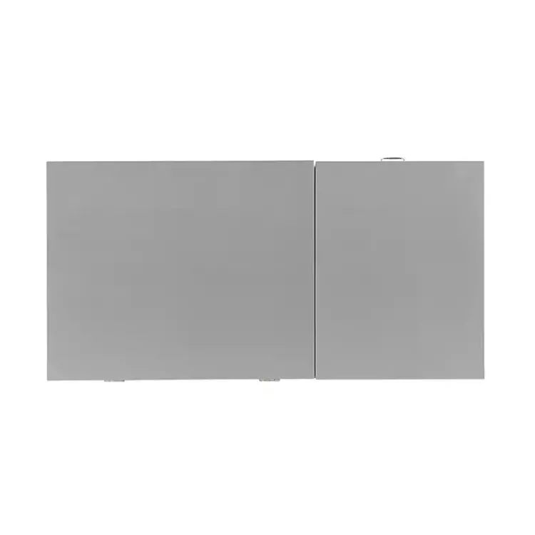 Dressers & Chests-Kirklands Home Silver Lattice Ella 2-pc. Vanity Set Gray