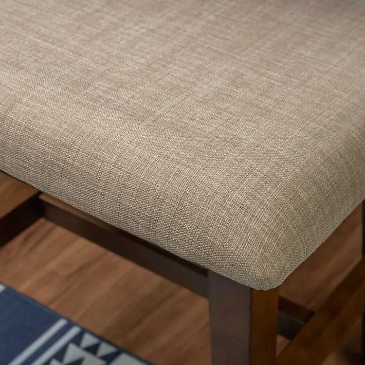 Dressers & Chests-Kirklands Home Walnut Lorna Tilting Mirror 2-pc. Vanity Set Brown