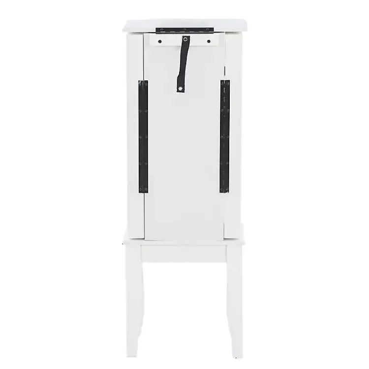 Dressers & Chests-Kirklands Home 5-Drawer Jasmine Petite Jewelry Armoire White